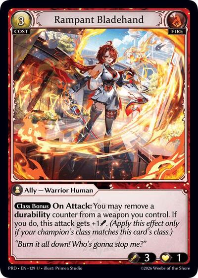 Rampant Bladehand (Interference Curio Foil)