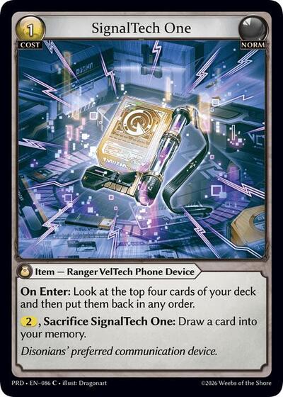SignalTech One (Interference Curio Foil)