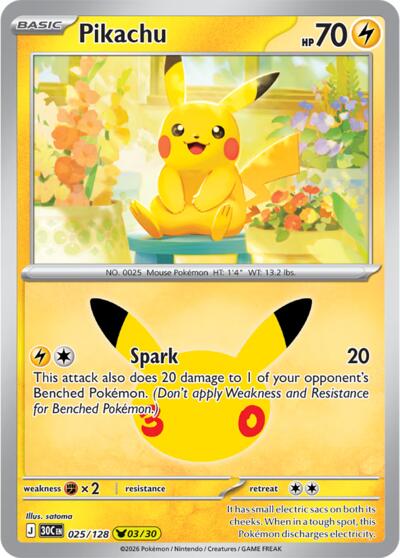 Pikachu - 025/128