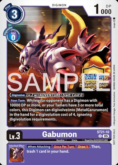 Gabumon (World Championship 26-27 Store Championships Season 2 Top 4)