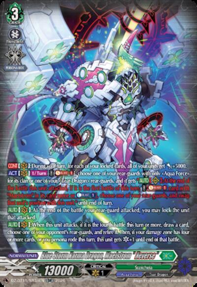 Blue Storm Karma Dragon, Maelstrom "Reverse" (SR)