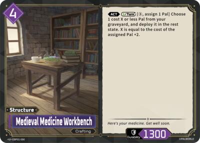 Medieval Medicine Workbench