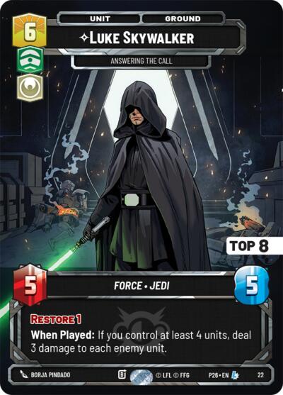 Luke Skywalker -  Answering the Call (Top 8)