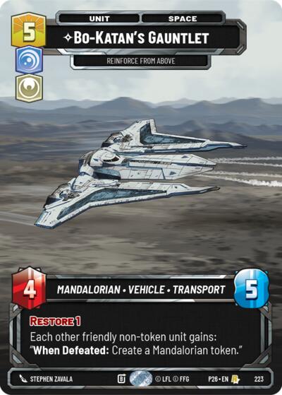 Bo-Katan's Gauntlet - Reinforce from Above (Foil)
