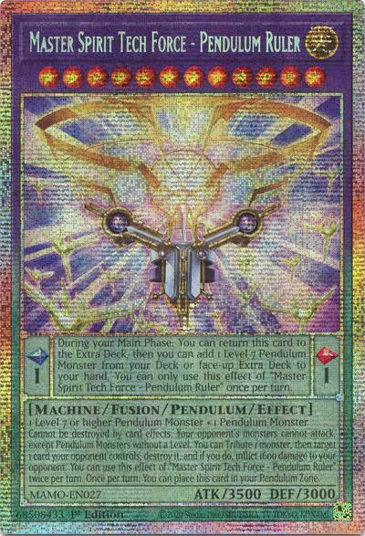 Master Spirit Tech Force - Pendulum Ruler (Starlight Rare)