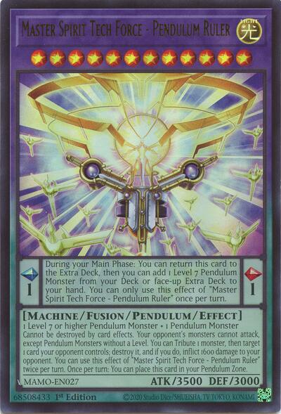 Master Spirit Tech Force - Pendulum Ruler