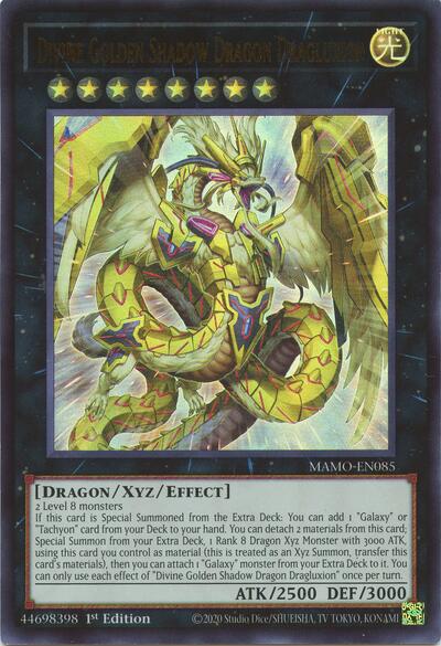 Divine Golden Shadow Dragon Dragluxion