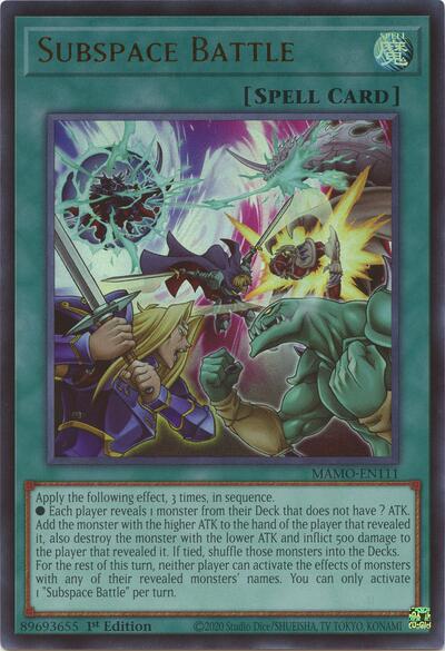 Subspace Battle