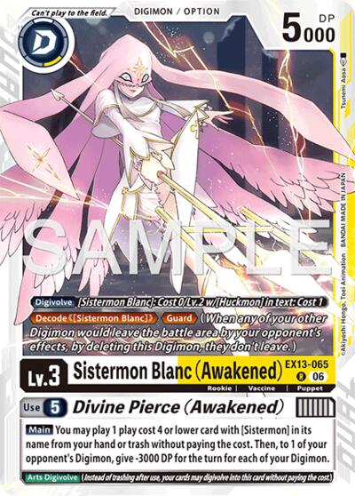Sistermon Blanc (Awakened) // Divine Pierce (Awakened)