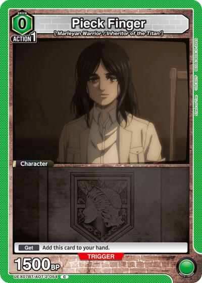 Pieck Finger (054) (Box Topper Foil)