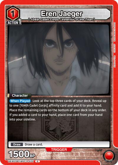 Eren Jaeger (070) (Box Topper Foil)