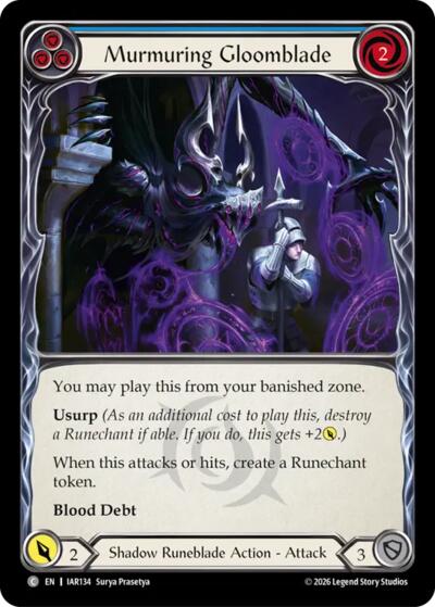Murmuring Gloomblade (Blue)