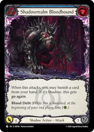 Shadowrealm Bloodhound (Blue)