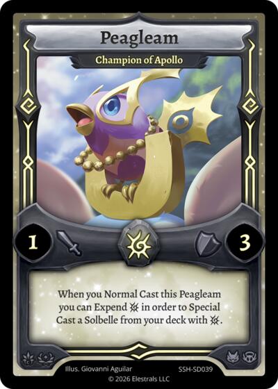 Peagleam - Champion of Apollo