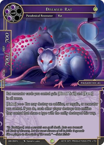 Diseased Rat