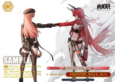 FOOTSTEP, WALK, RUN (PR) (Foil)