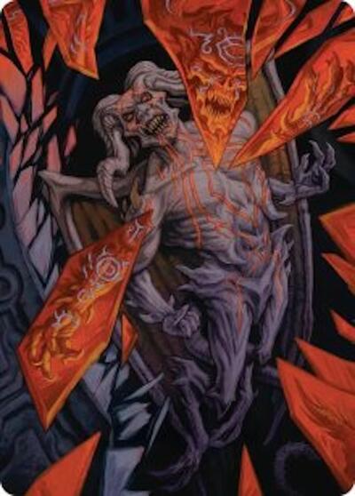 Curse-Marred Demon Art Card