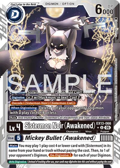 Sistermon Noir (Awakened) // Mickey Bullet (Awakened) (Limited Foil)