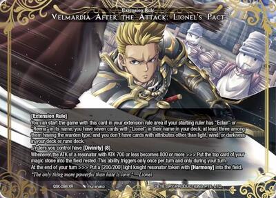 Velmardia After the Attack: Lionel's Pact