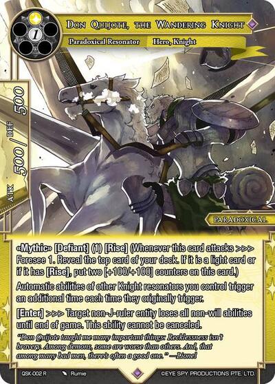 Don Quijote, the Wandering Knight
