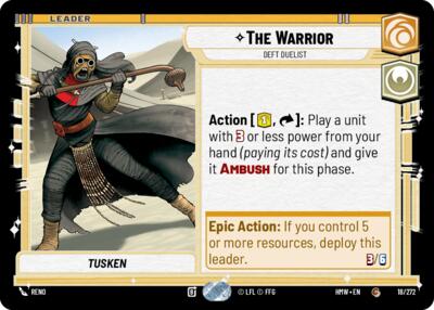 The Warrior - Deft Duelist