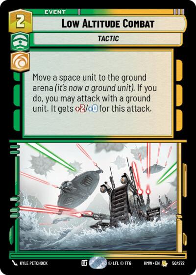 Low Altitude Combat
