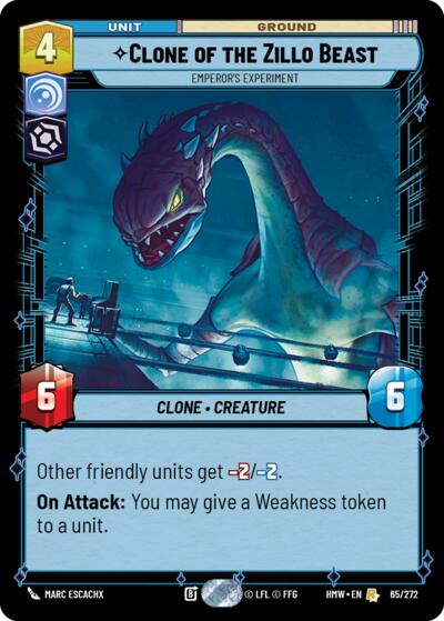 Clone of the Zillo Beast - Emperor's Experiment