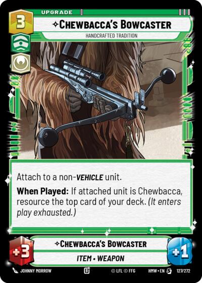 Chewbacca's Bowcaster - Handcrafted Tradition
