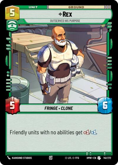 Rex - Outserved His Purpose