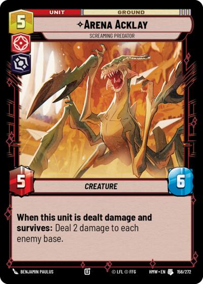 Arena Acklay - Screaming Predator