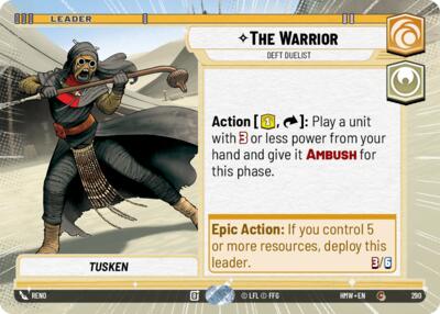The Warrior - Deft Duelist (Hyperspace)