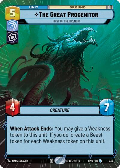 The Great Progenitor - First of the Drengir (Hyperspace)