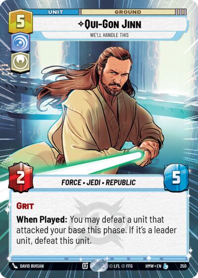 Qui-Gon Jinn - We'll Handle This (Hyperspace)