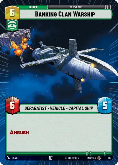 Banking Clan Warship (Hyperspace)