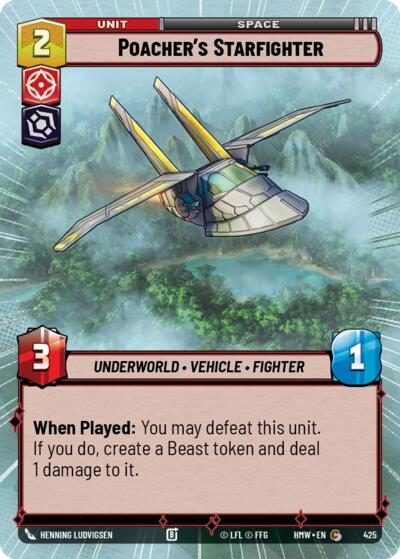 Poacher's Starfighter (Hyperspace)