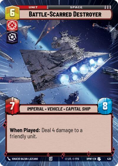 Battle-Scarred Destroyer (Hyperspace)