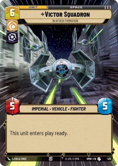 Victor Squadron - In Attack Formation (Hyperspace)
