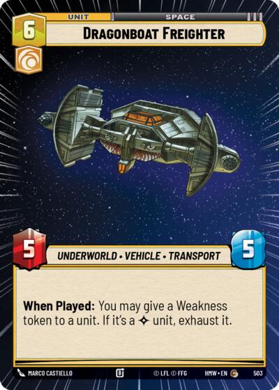 Dragonboat Freighter (Hyperspace)