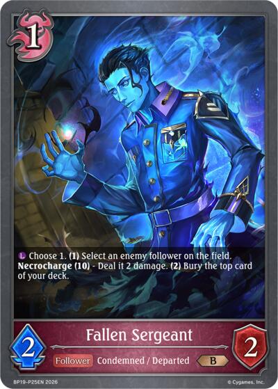 Fallen Sergeant - P25EN (Foil)
