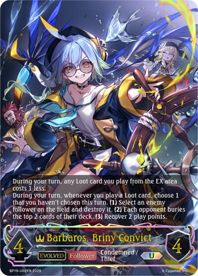 Barbaros, Briny Convict (Evolved) (U)