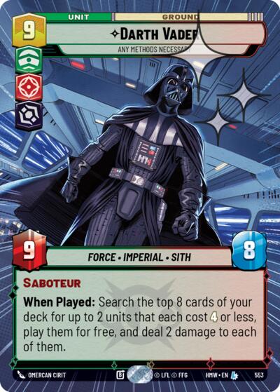 Darth Vader - Any Methods Necessary (Hyperspace Foil)