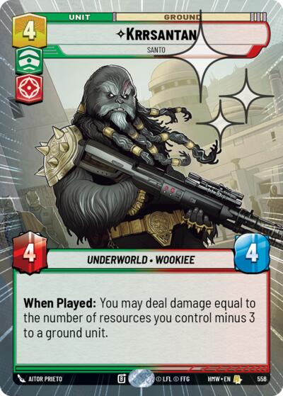 Krrsantan - Santo (Hyperspace Foil)