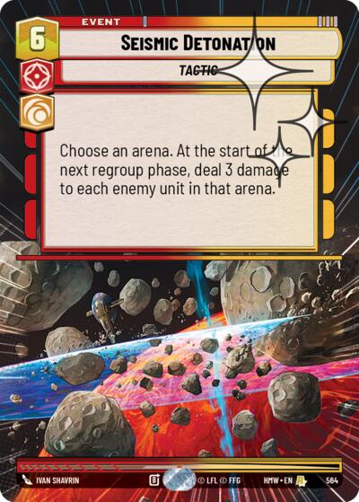 Seismic Detonation (Hyperspace Foil)