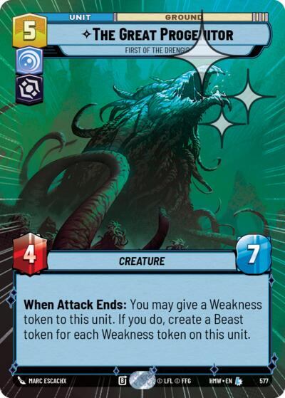 The Great Progenitor - First of the Drengir (Hyperspace Foil)