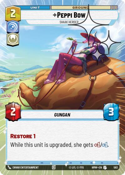 Peppi Bow - Shaak Herder (Hyperspace Foil)
