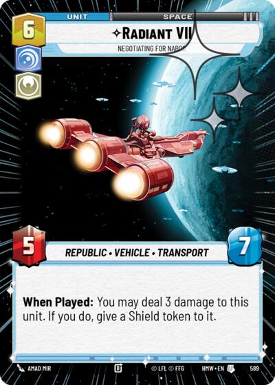 Radiant VII - Negotiating for Naboo (Hyperspace Foil)
