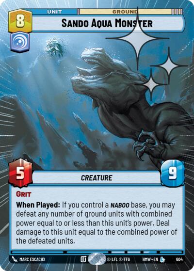 Sando Aqua Monster (Hyperspace Foil)