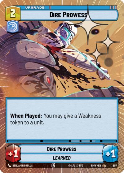 Dire Prowess (Hyperspace Foil)