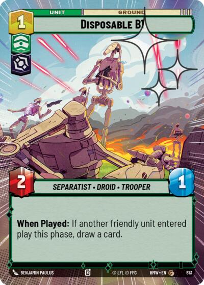 Disposable B1 (Hyperspace Foil)