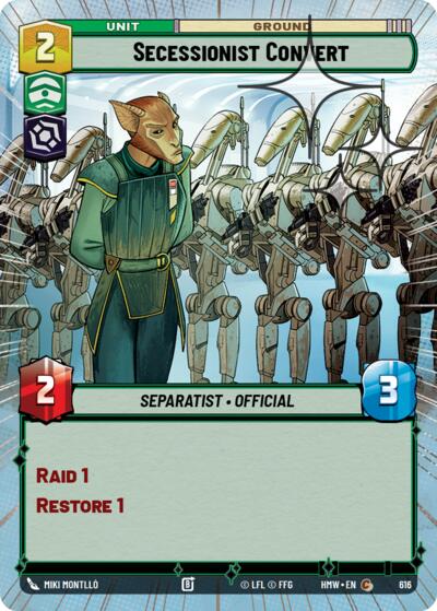 Secessionist Convert (Hyperspace Foil)
